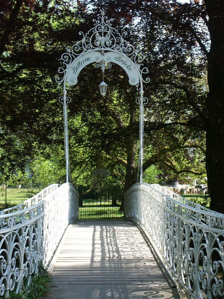 Bellevue-Brücke in Baden Baden.