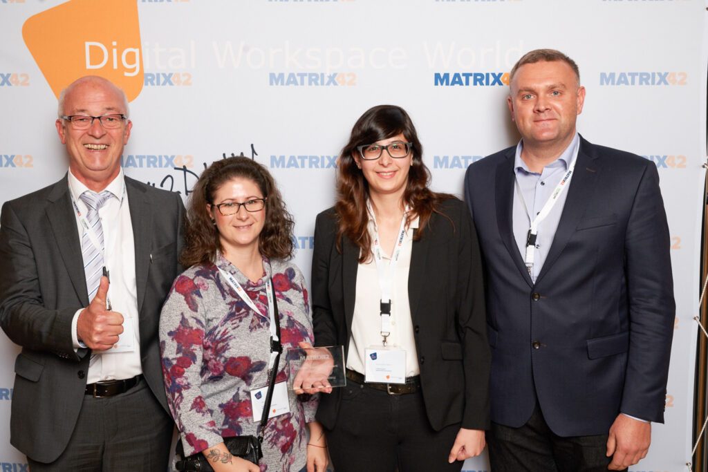 Gruppenbild des IT-Team der Stadt Konstanz bei einem Matrix42-Event.