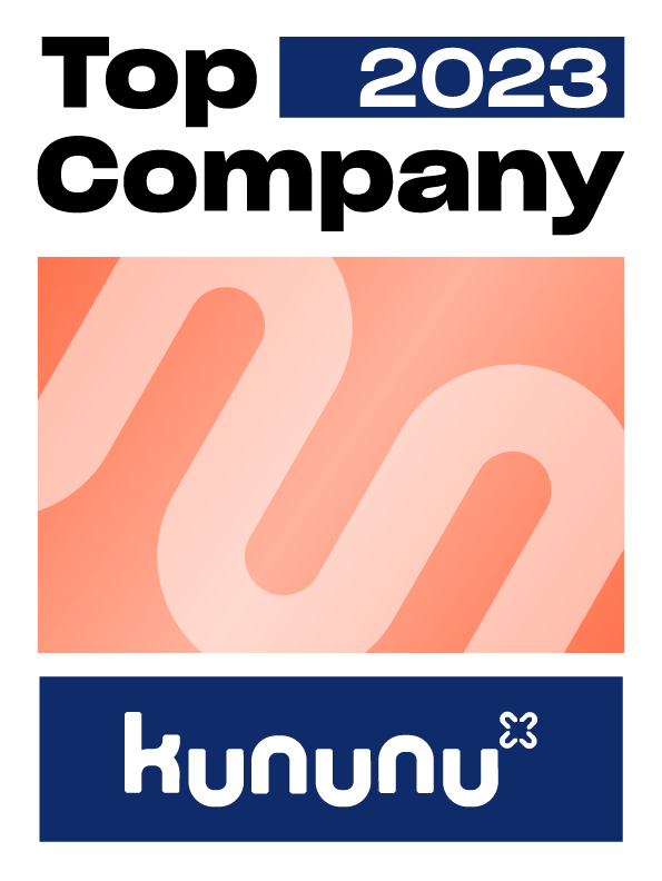 Kununu Top Company Siegel für 2023.