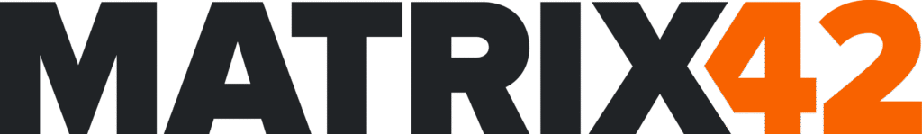 Das Logo der Firma Matrix42.